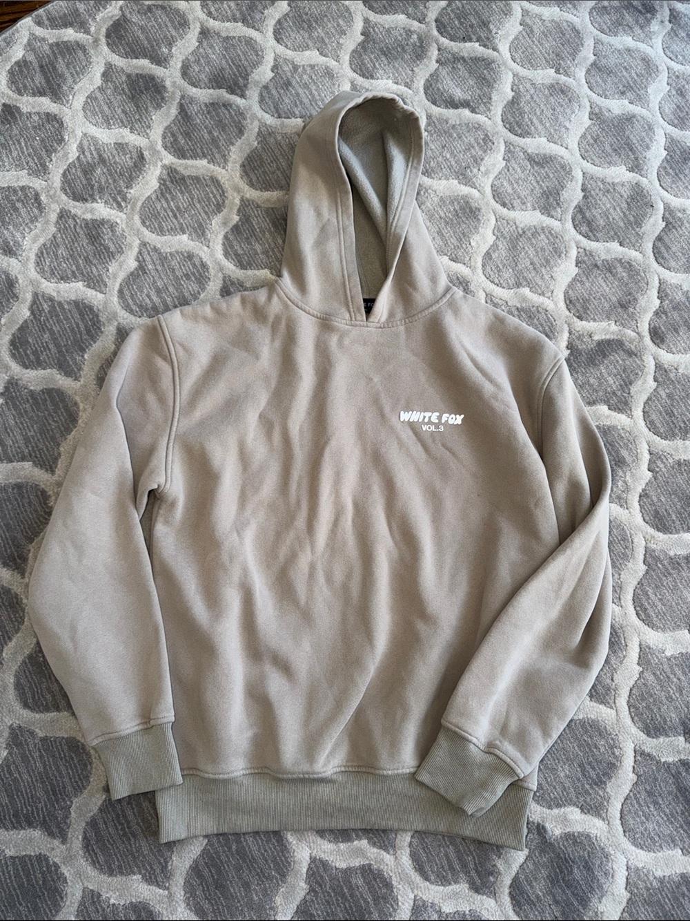 White Fox Boutique Taupe Hooded Sweatshirt